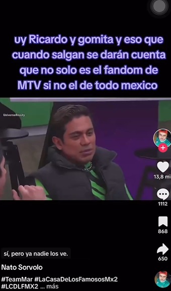 Comentario de Ricardo Peralta sobre los MTV MIAW