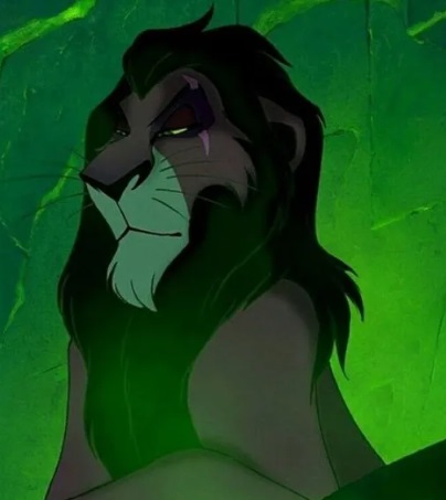 Scar villano de Disney que representa a capricornio