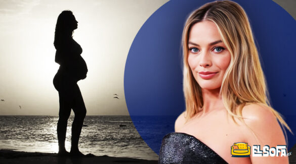 Margot Robbie muestra su pancita de embarazada