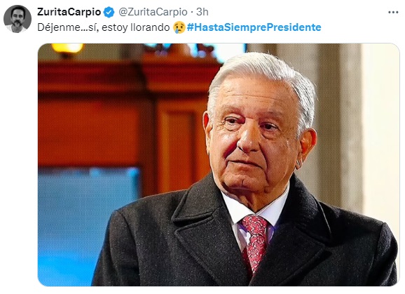 Risa sobre retiro de AMLO