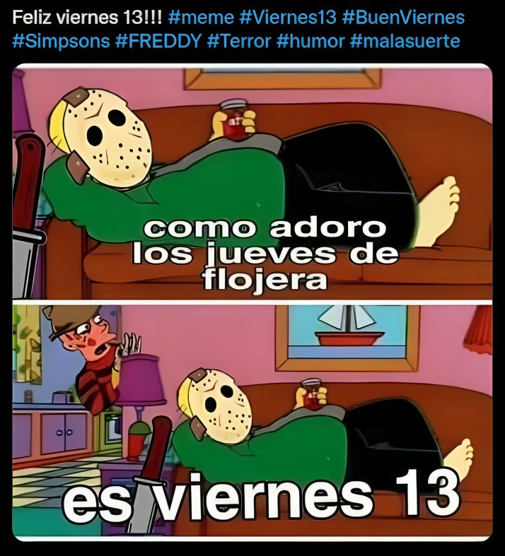 Viernes 13 entre risas y superstición