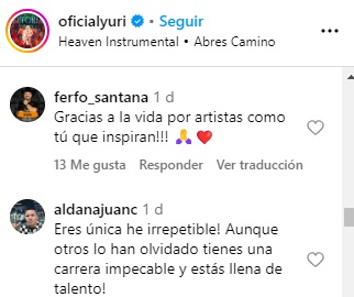 Comentarios sobre Yuri llorando en video