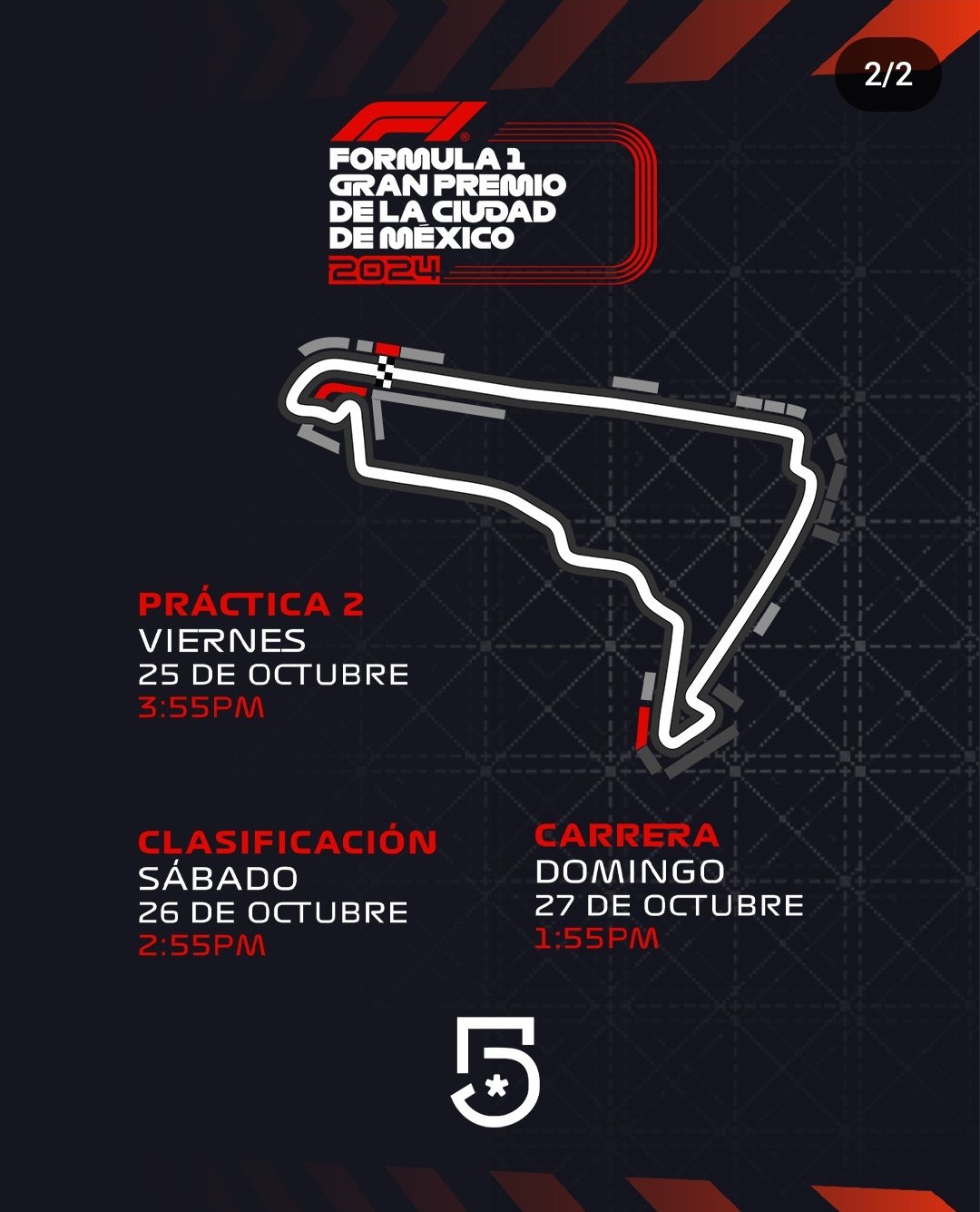 Día en que se realizarán actividades del GP de México