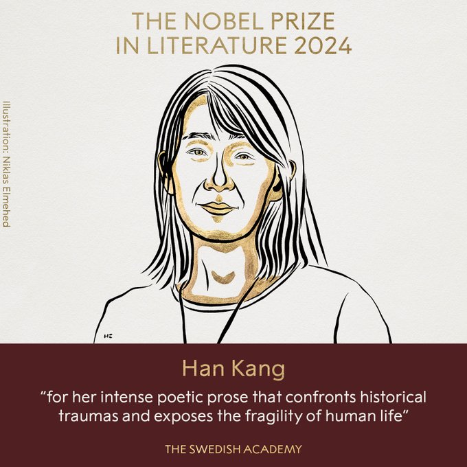 Han Kang gana el Premio Nobel de Literatura