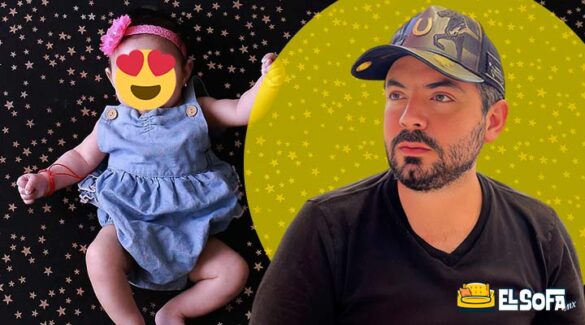 Eugenio Derbez muestra foto de su hija