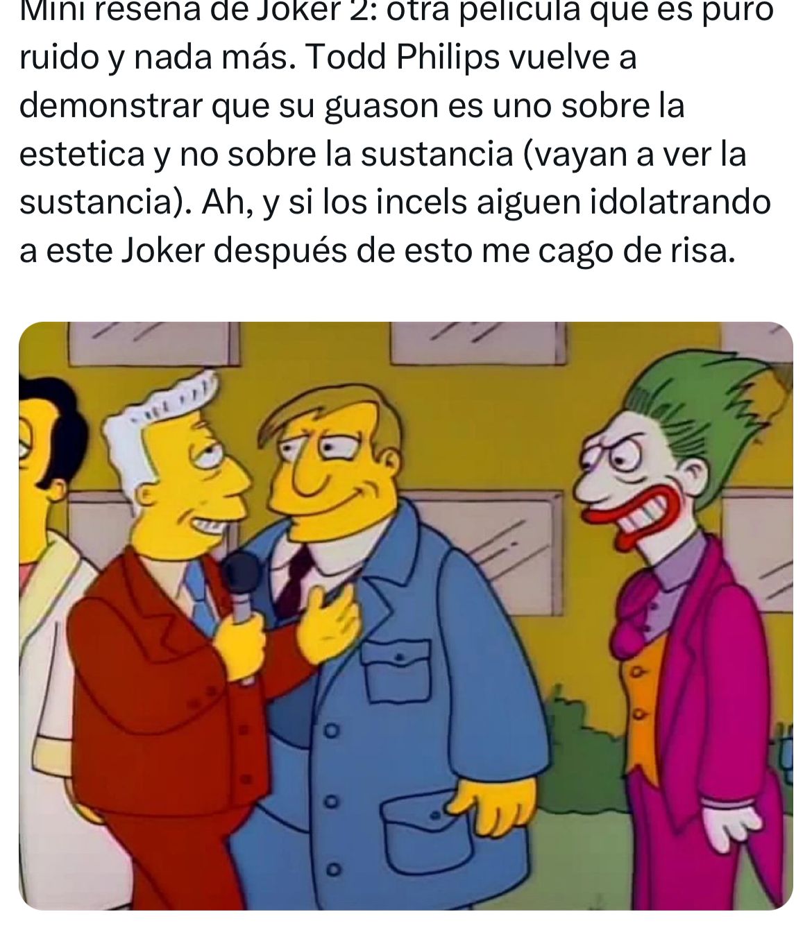 Redes critican con memes película del Joker 2