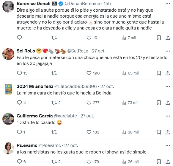 Reacciones sobre hastío de Nodal