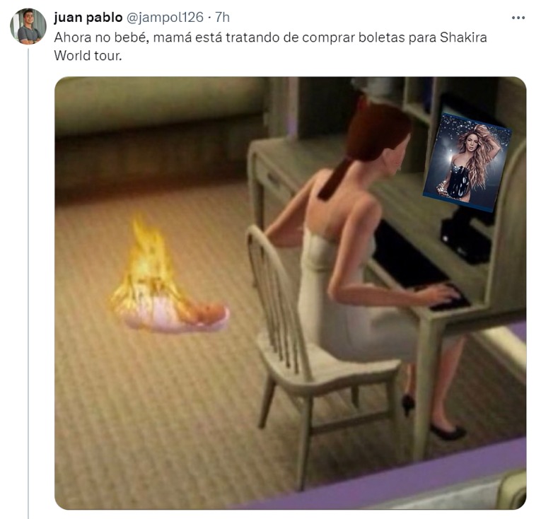 Usuarios hacen memes de Shakira