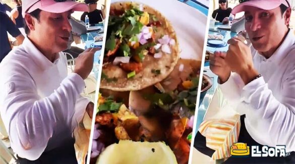 Chayanne prueba tacos al pastor por primera vez |VIDEO