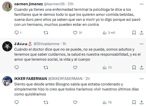 Reacciones sobre muerte de Daniel Bisogno