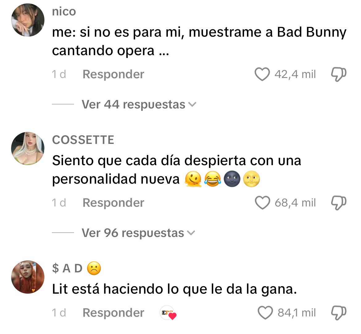 Bad Bunny canta ópera y genera reacciones 