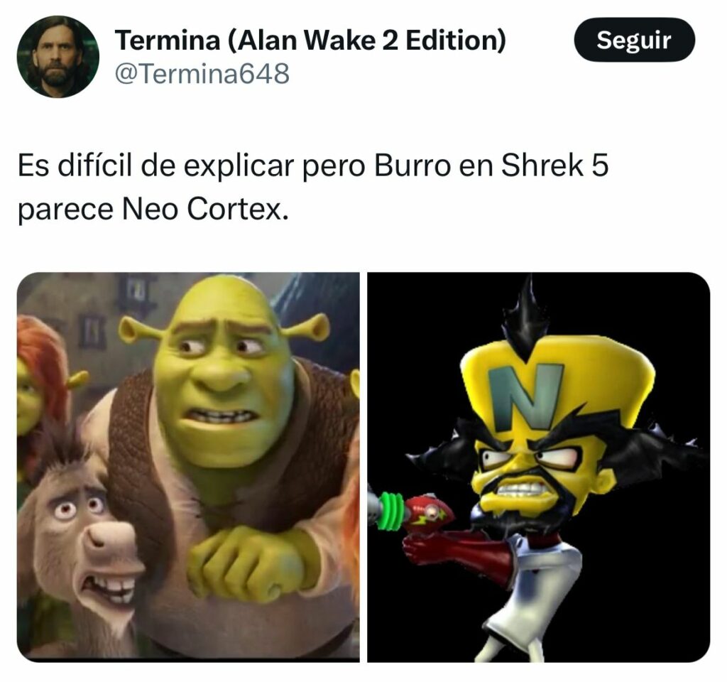 Shrek 5 comparaciones