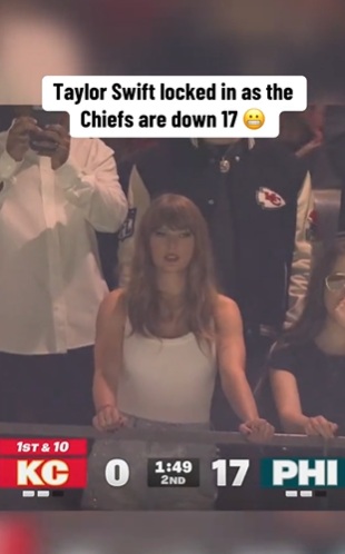 ¿Cómo reaccionó Taylor Swift a la derrota de Kansas City?