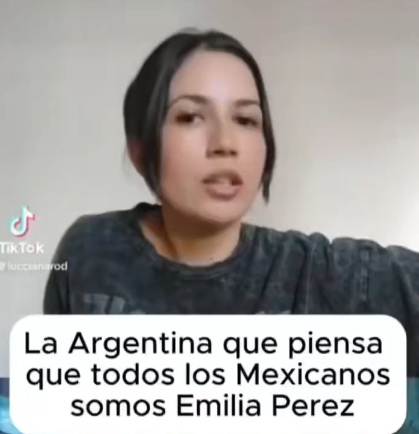 Mujer argentina le da la razón a Emilia Pérez