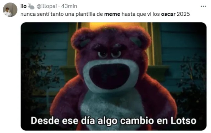 Meme de los Oscar 2025