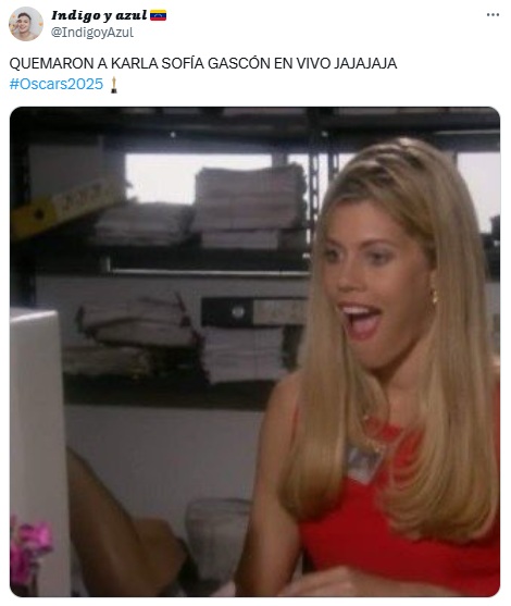 Meme sobre burla a Karla Sofía Gascón