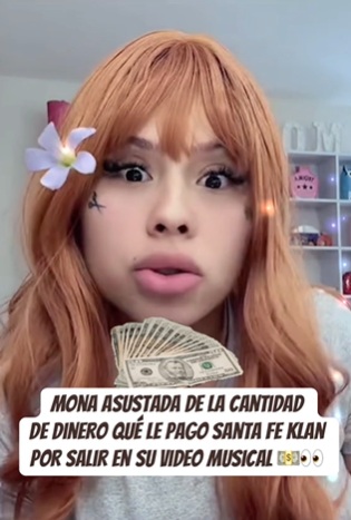 Mona confiensa cuánto le pagó Santa Klan por colaborar con ella