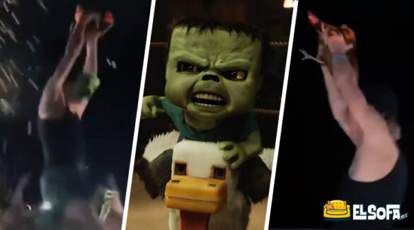 Fan lleva al cine una gallina a ver Minecraft