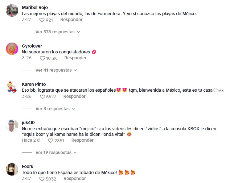 "No soportaron los conquistadores"