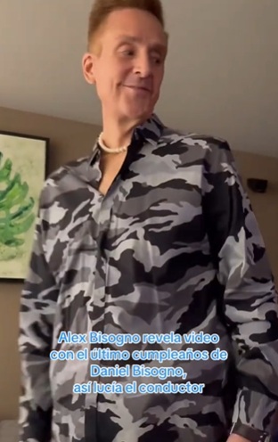 Así se veía Daniel Bisogno en su cumpleaños