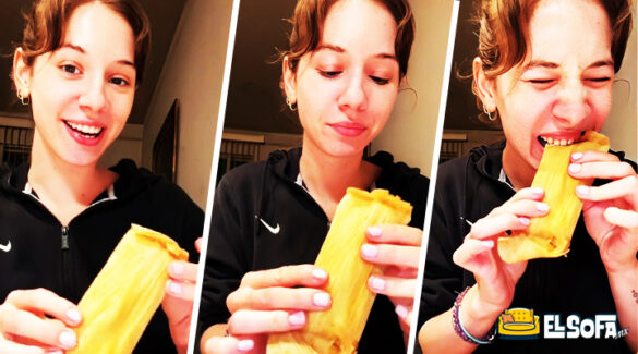 Joven se viraliza por comer tamal por primera vez |VIDEO