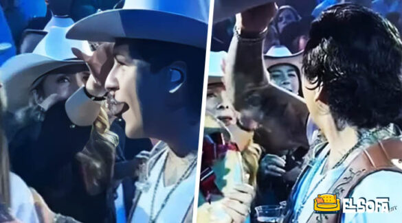 Nodal enfurece con fan por quitarle su sombrero |VIDEO