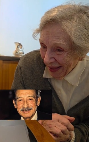 Abuelita ve a su esposo fallecido