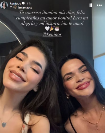 Madre de Kenia Os se viraliza por felicitación a la cantante