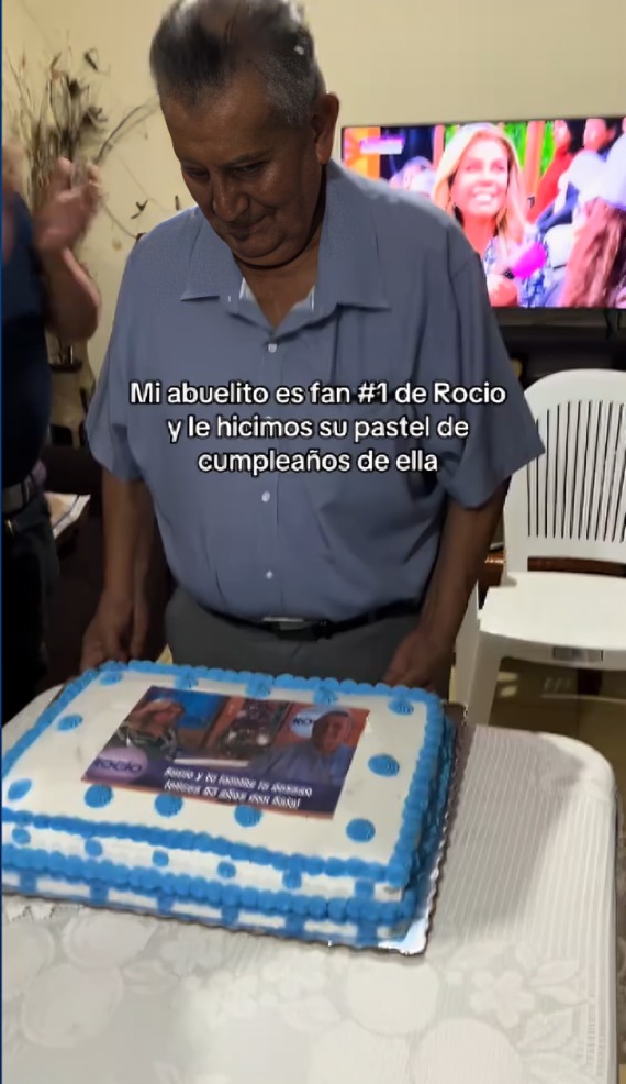 Abuelito celebra cumpleaños con fiesta temática de Rocío Sánchez Azuara