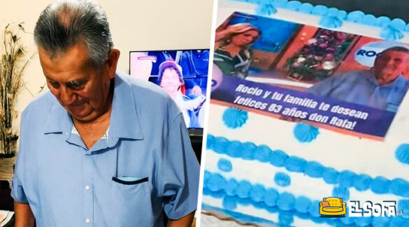 Abuelito hace fiesta temática de Acércate a Rocío |VIDEO
