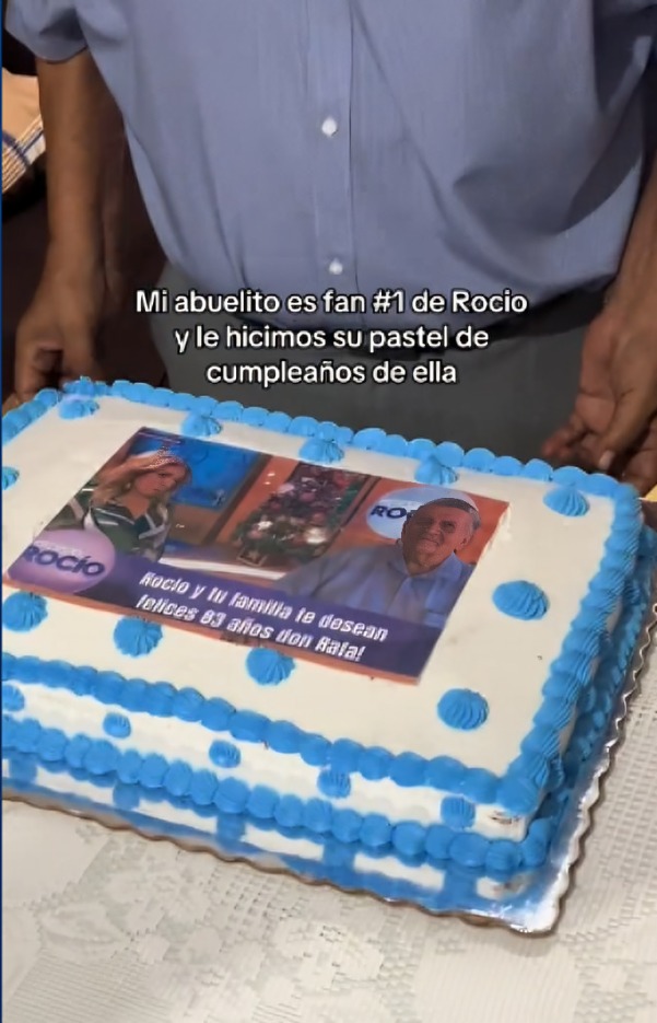 Abuelito hace fiesta temática de Acércate a Rocío