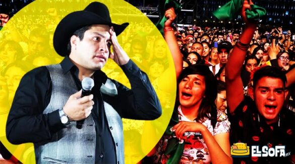 Julión Álvarez destroza celular en concierto |VIDEO