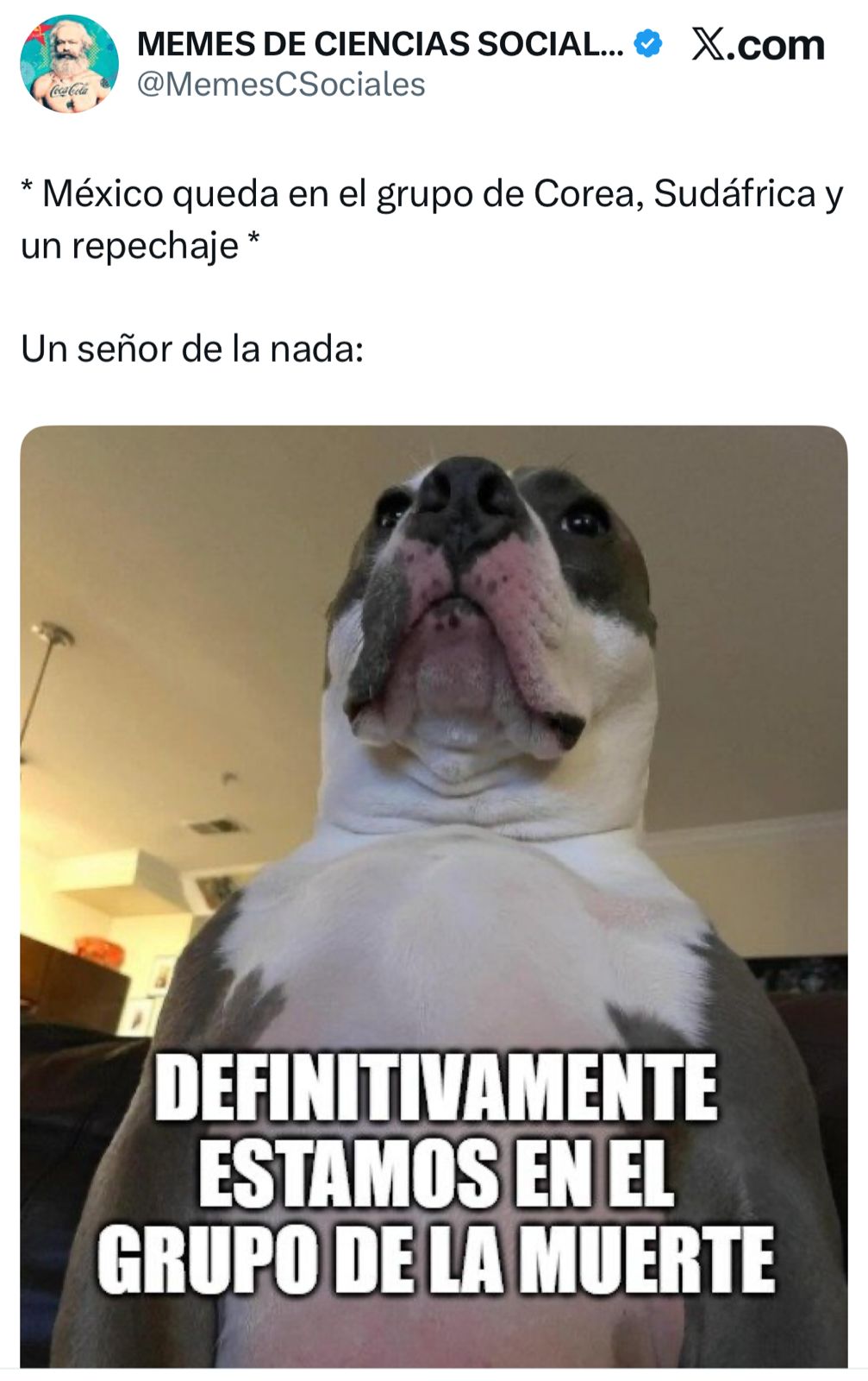 Redes reaccionan a grupo de México en Mundial 2026