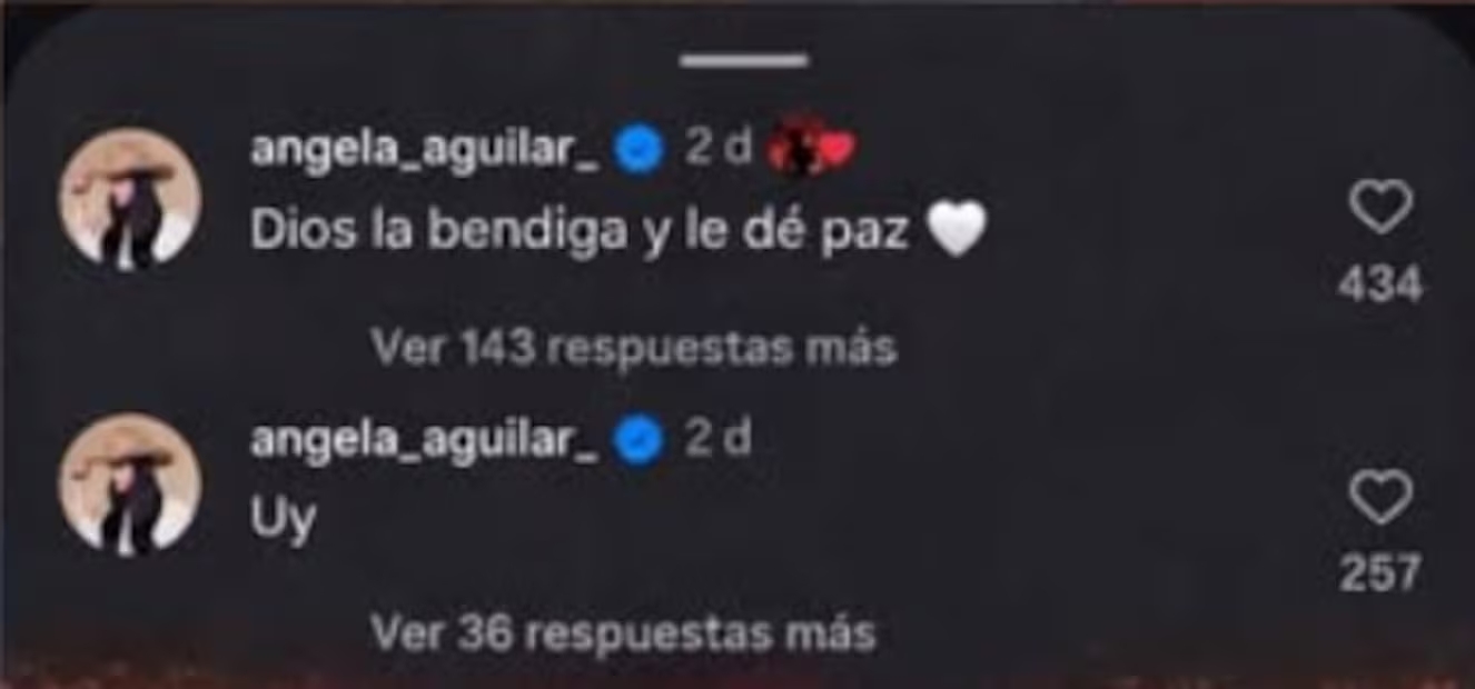Ángela Aguilar reacciona a videoclip de Karol Sevilla