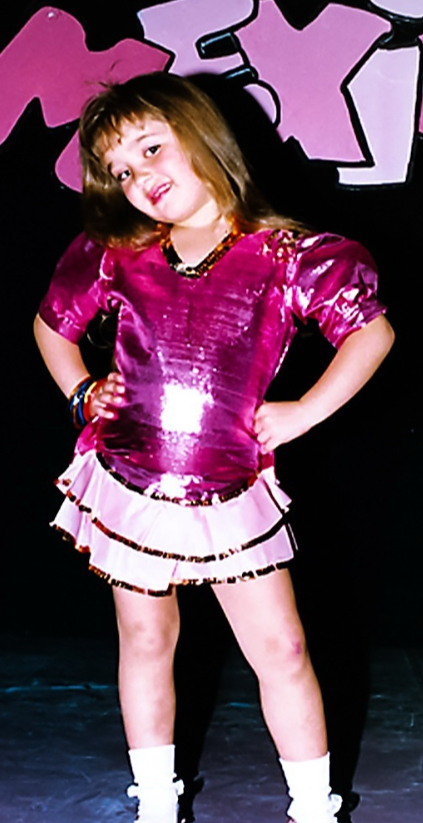 Anahí en su infancia