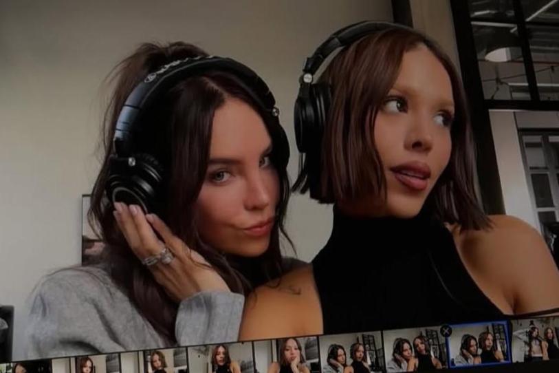 Belinda y Danna de parranda