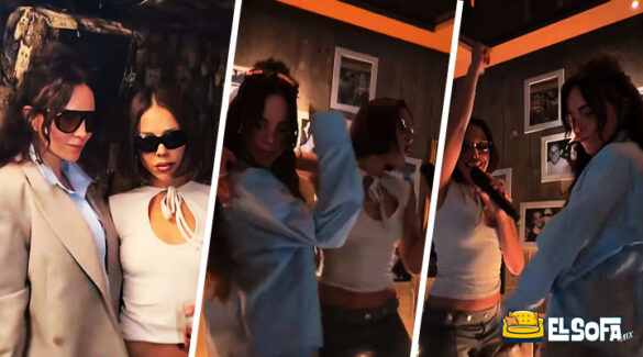 Captan a Belinda cantando con Danna en bar de Madrid |VIDEOS