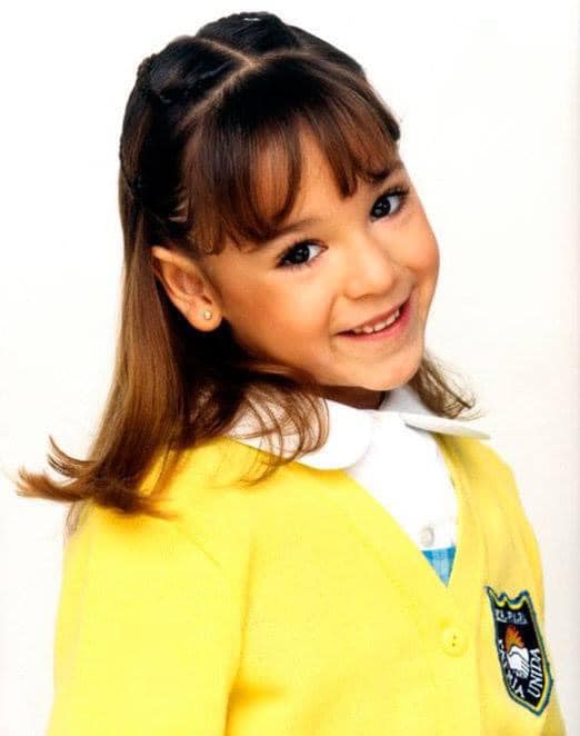 Danna en su infancia