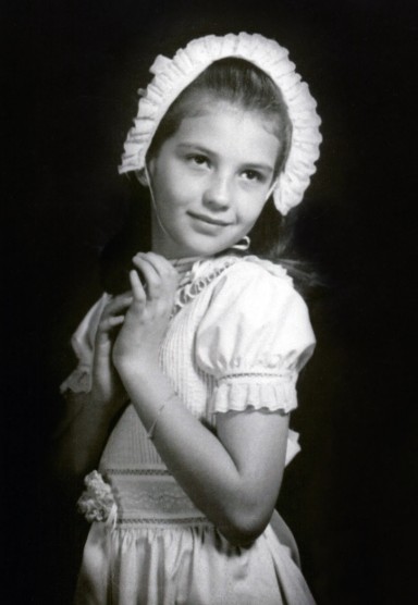 Thalía en su infancia