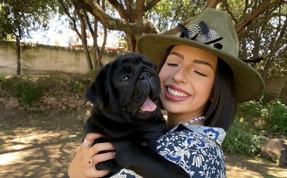 Muere Chancho, pug de Ángela, en accidente de alberca