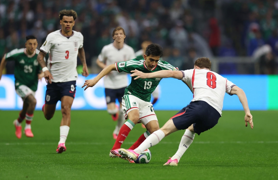 Partido de México contra Inglaterra