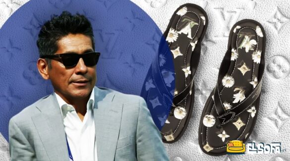 ¿Cuánto cuestan las sandalias Louis Vuitton de Jorge Campos?