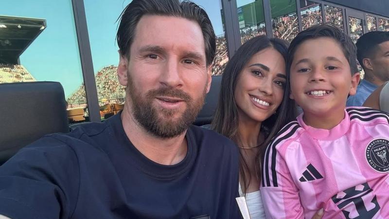 Mateo Messi, hijo de Lionel